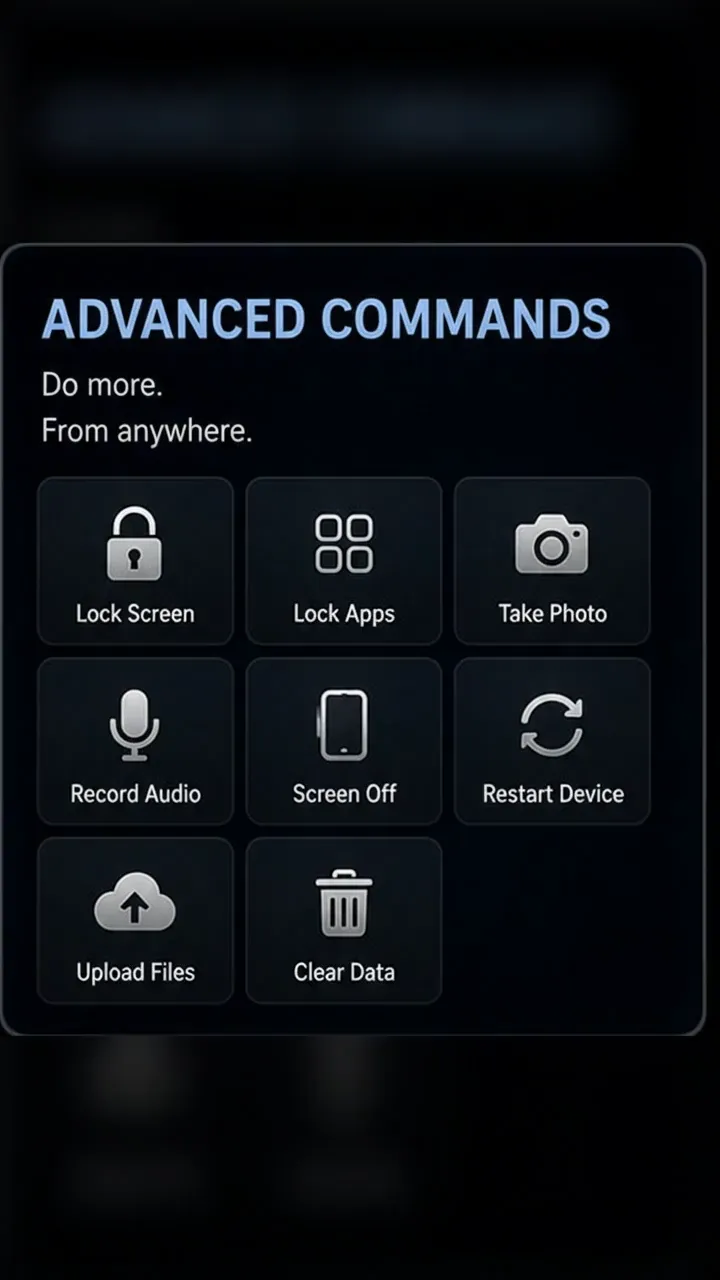 Vedetor Advanced Commands visual